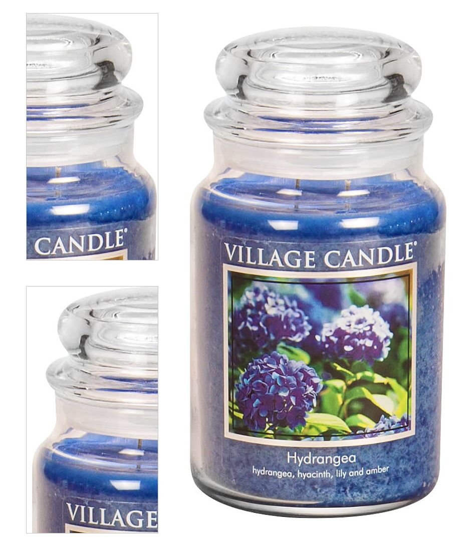 Village Candle Vonná sviečka v skle - Hydrangea - Hortenzie, veľká 9