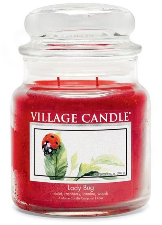 Village Candle Vonná sviečka v skle - Lady Bug - Lienka, stredná