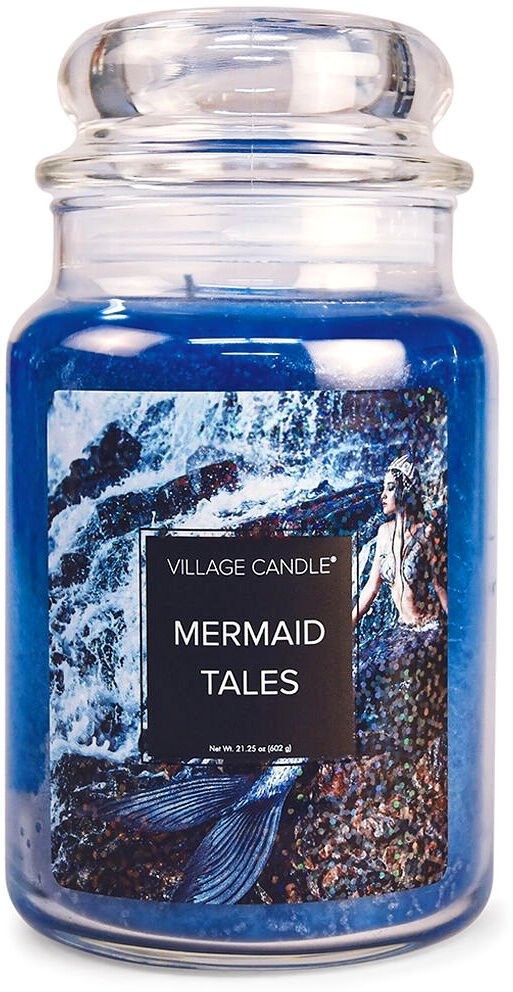 Village Candle Vonná sviečka v skle - Mermaid Tales - Príbehy morských panien, veľká