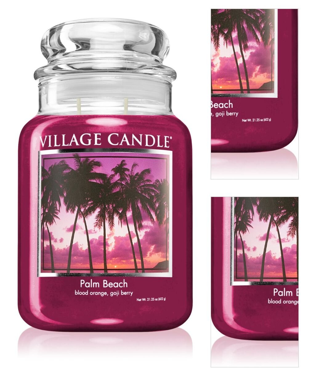 Village Candle Vonná sviečka v skle - Palm Beach - Palmová pláž, veľká 8