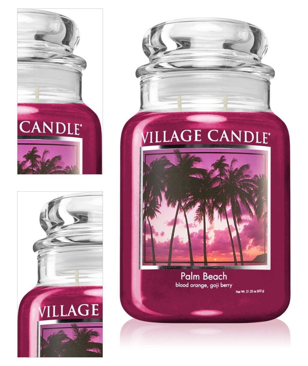Village Candle Vonná sviečka v skle - Palm Beach - Palmová pláž, veľká 9