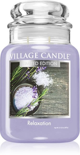 Village Candle Vonná sviečka v skle - Relaxation - Relaxácia, veľká