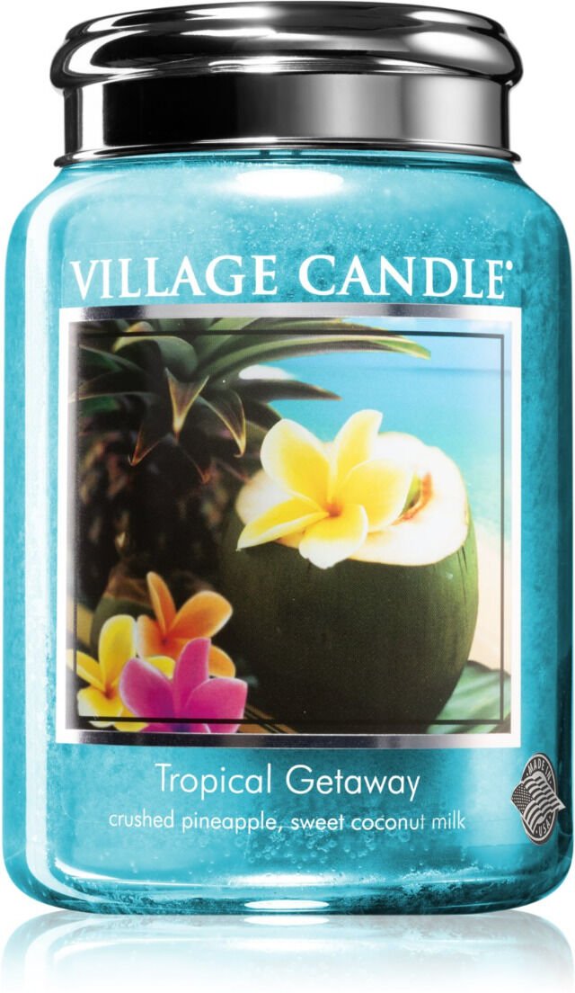 Village Candle Vonná sviečka v skle - Tropical Getaway - Víkend v trópoch, veľká
