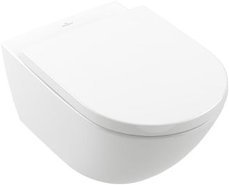 Villeroy & Boch toaleta Subway 3.0, bez okraja, nástenná, s TwistFlush, White Alpin CeramicPlus; 4670T0R1 2