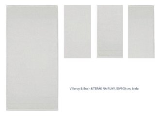 Villeroy & Boch UTERÁK NA RUKY, 50/100 cm, biela 1