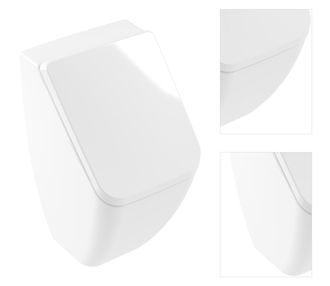 Villeroy & Boch Venticello - Odsávací pisoár, 285x545x315 mm, DirectFlush, alpská biela 5504R101 3