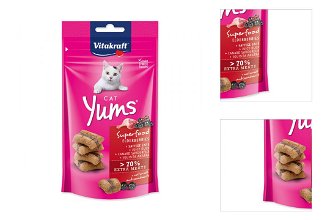 Vitakraft Cat Yums Superfood pochúťka kačka s bazou 40 g 3