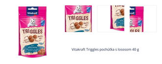 Vitakraft Triggles pochúťka s lososom 40 g 1