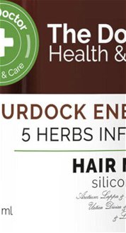 Vitalizujúca maska proti padaniu vlasov The Doctor Burdock Energy 5 Herbs Infused Hair Mask - 946 ml + DARČEK ZADARMO 5