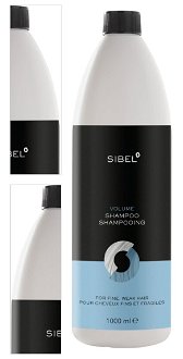 Vitalizujúci šampón pre objem vlasov Sibel Volume - 1000 ml (8700011) + darček zadarmo 4