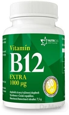Vitamín B12 EXTRA 1000 μg tbl.30