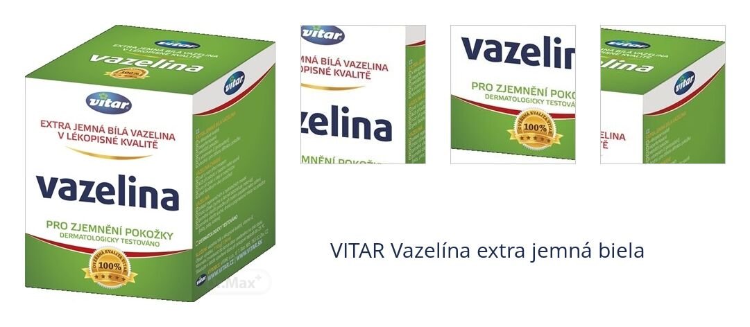 VITAR Vazelína extra jemná biela 1