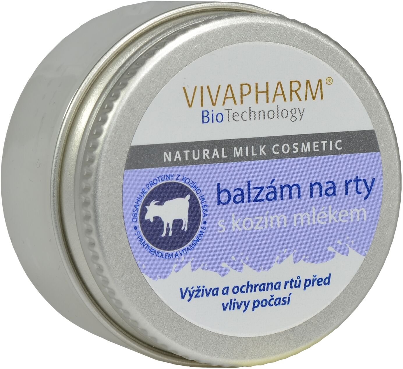 VIVACO Balzam na pery s kozím mliekom