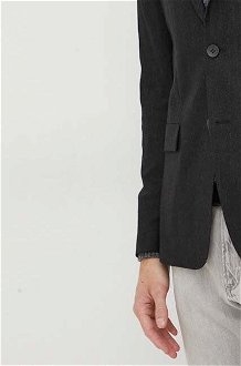 Vlnená bunda Calvin Klein čierna farba 8