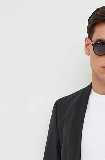 Vlnená bunda Karl Lagerfeld čierna farba 6