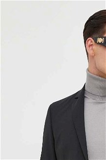 Vlnená bunda Karl Lagerfeld čierna farba 6