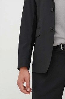 Vlnená bunda Karl Lagerfeld čierna farba 8