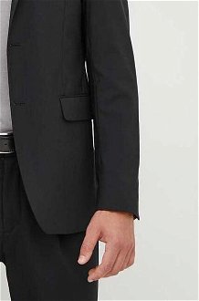 Vlnená bunda Karl Lagerfeld čierna farba 9