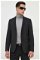 Vlnená bunda Karl Lagerfeld čierna farba