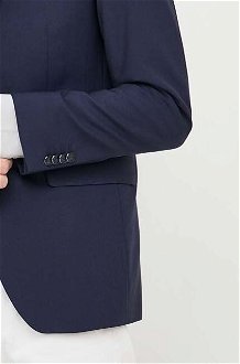 Vlnená bunda Karl Lagerfeld tmavomodrá farba 9