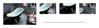 Voľne stojaca vaňa Polysan Charlestone 188x80 cm akrylát ľavá aj pravá biela/nohy biele 38112 1