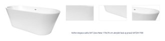 Voľne stojaca vaňa SAT Zara New 170x70 cm akrylát ľavá aj pravá SATZA1700 1