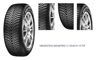 VREDESTEIN SNOWTRAC 5 155/65 R 14 75T 1