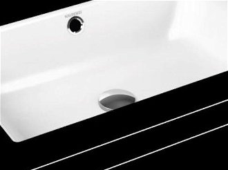 Vstavené umývadlo Kaldewei Puro 3160 60x38,5 cm alpská biela bez otvoru pre batériu 901006003001 5