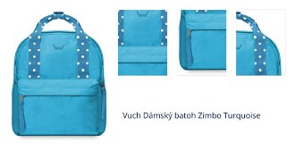 Vuch Dámský batoh Zimbo Turquoise 1