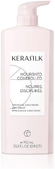 Vyhladzujúci kondicionér pre krepaté a nepoddajné vlasy Kerasilk Smoothing Conditioner - 750 ml (512410) + darček zadarmo