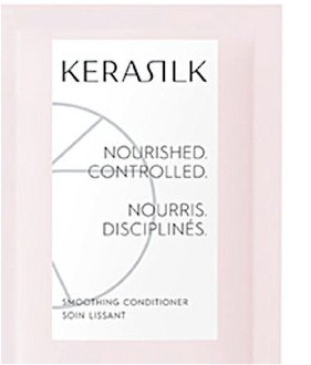 Vyhladzujúci šampón a kondicionér pre krepaté a nepoddajné vlasy Kerasilk Smoothing - 2 x 10 ml (511430) 7