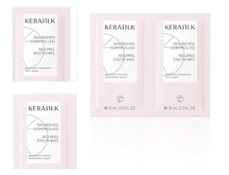 Vyhladzujúci šampón a kondicionér pre krepaté a nepoddajné vlasy Kerasilk Smoothing - 2 x 10 ml (511430) 4