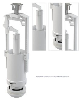 Vypúšťací ventil Alcadrain pre wc nádržky STOP tlačidlo chróm A2000 1