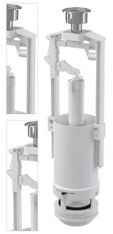 Vypúšťací ventil Alcadrain pre wc nádržky STOP tlačidlo chróm A2000 4