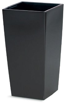 Vysoký plastový kvetináč DURS400 40 cm - antracit