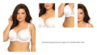 Vystužená podprsenka Ava Lingerie AV 1924 Maxi Biela 105E 1