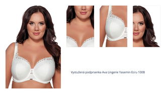 Vystužená podprsenka Ava Lingerie Yasemin Ecru 100B 1