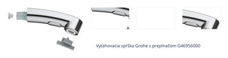 Vyťahovacia spŕška Grohe s prepínačom G46956000 1