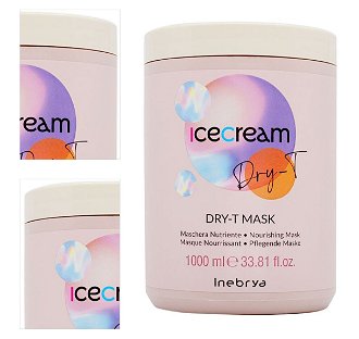 Výživná maska pre suché a krepovité vlasy Inebrya Ice Cream Dry-T Mask - 1000 ml (771026327) + darček zadarmo 4