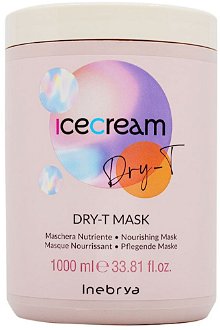 Výživná maska pre suché a krepovité vlasy Inebrya Ice Cream Dry-T Mask - 1000 ml (771026327) + DARČEK ZADARMO
