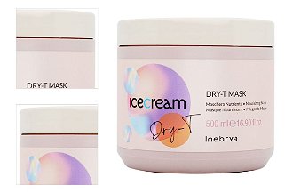Výživná maska pre suché a krepovité vlasy Inebrya Ice Cream Dry-T Mask - 500 ml (771026326) + darček zadarmo 4