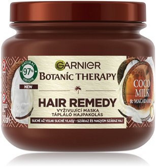 Vyživujúca maska pre suché vlasy Garnier Botanic Therapy Hair Remedy Coco Milk - 340 ml + DARČEK ZADARMO 2