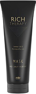 Vyživujúca maska s keratínom pre poškodené vlasy Mila Rich Therapy Mask - 250 ml (0106003) + darček zadarmo 2