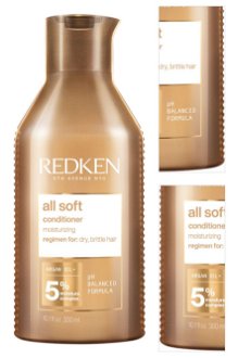 Vyživujúca starostlivosť pre suché a krehké vlasy Redken All Soft - 300 ml + darček zadarmo 3