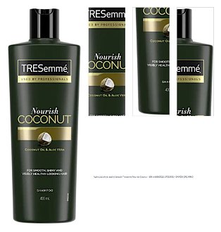 Vyživujúci a hydratačný šampón Tresemmé Nourish Coconut - 400 ml (68665526, 67523106) + DARČEK ZADARMO 1