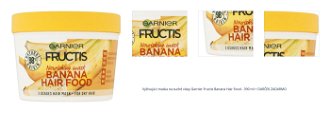 Vyživujúci maska na suché vlasy Garnier Fructis Banana Hair Food - 390 ml + darček zadarmo 1