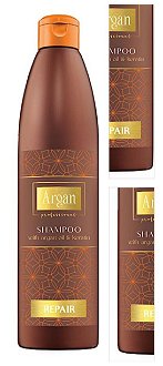 Vyživujúci šampón pre poškodené vlasy Subrina Argan Repair Shampoo - 500 ml (053901) + darček zadarmo 3