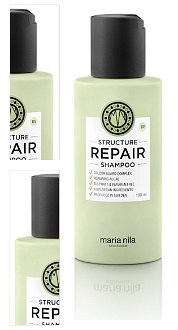 Vyživujúci šampón pre suché a poškodené vlasy Maria Nila Structure Repair Shampoo - 100 ml (NF02-3605) + darček zadarmo 4