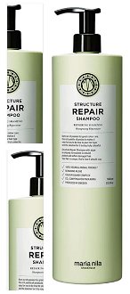 Vyživujúci šampón pre suché a poškodené vlasy Maria Nila Structure Repair Shampoo - 1000 ml (NF02-3603) + DARČEK ZADARMO 4