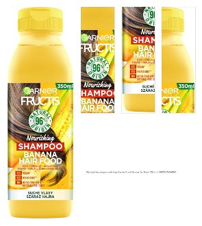 Vyživujúci šampón pre suché vlasy Garnier Fructis Banana Hair Food - 350 ml + DARČEK ZADARMO 1